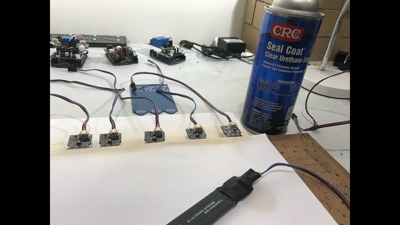 How to Ruggedize/Waterproof Electronic Sensors for Long Life Operation: Analog Soil Moisture Sensors