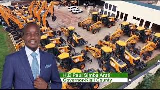  Launch of Machinery At Kisii County by Hon. Simba Arati