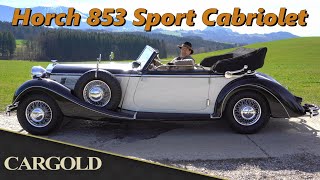 Horch 853 Sport Cabriolet, 1935, Monumentaler Vorkriegsklassiker, Vollrestauriert