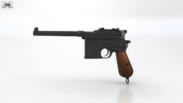 Mauser C96 3D model by 3DModels.org