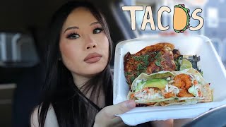 ASMR BIRRIA SHRIMP TACOS MUKBANG #authentic #obsessed #asmrsounds