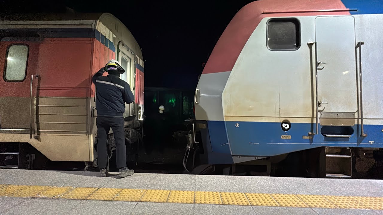 올해를 마지막으로 더이상 볼 수 없는 영주역 기관차 교체 [코레일 중앙선,영동선,경북선 영주역 무궁화호 청량리행 기관차 교체]