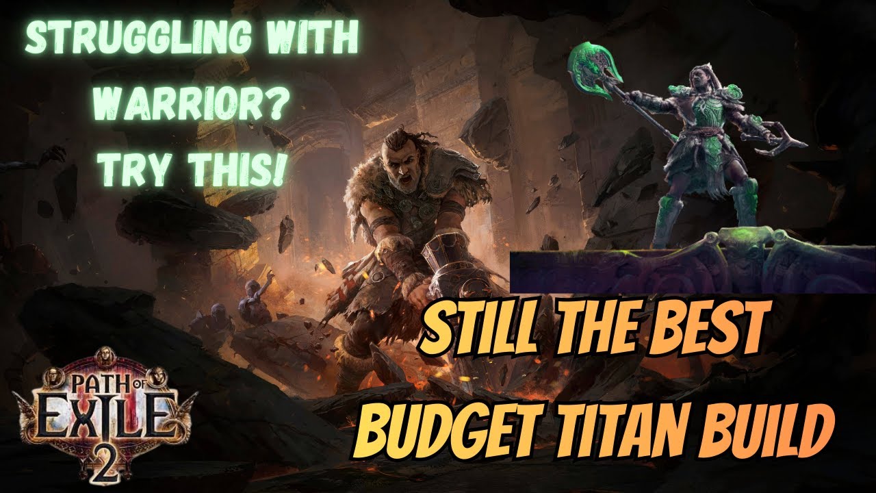 Лучший бюджетный/начальный билд для Титана в режиме SSF | POE 0.4 | Вулканическая трещина / Земле...