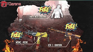 FREE EMOTE FREE EPIC MSMC ROSE AND ICR1 IGNITION FOR GARENA SEASON 3 CALL OF DUTY MOBILE COD MOBILE