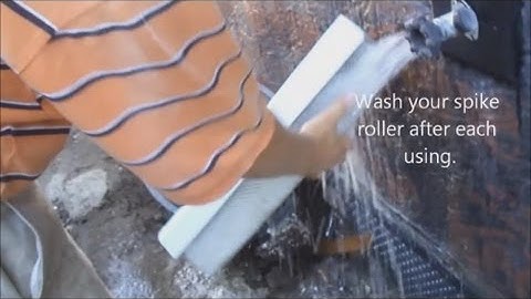 Concrete Floor Leveling Tools: How To Work with a Spiked Roller Tips Mryoucandoityourself