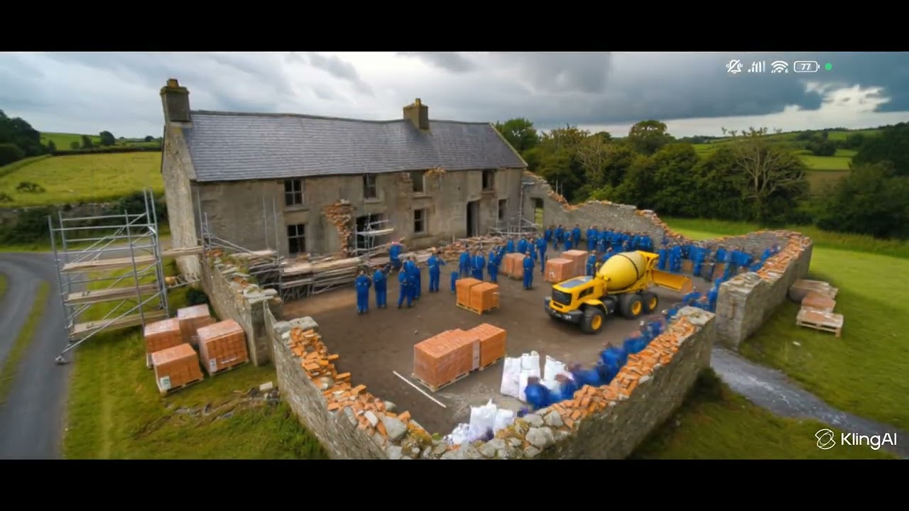 Abandoned Ruin to Dream House 🏠✨ Satisfying AI Renovation Timelapse