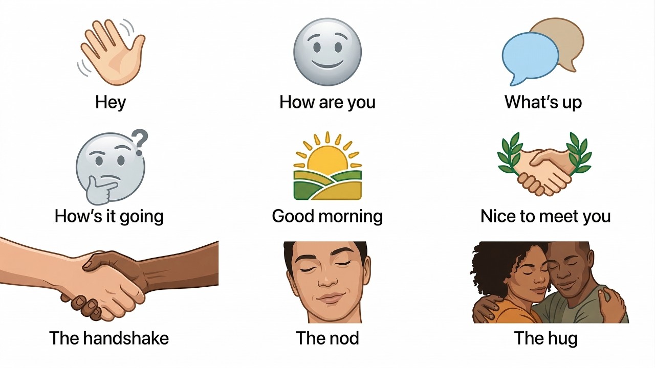 Mastering American Greetings: A 9-Minute Guide to Casual and Professional Hellos