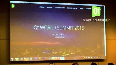 QtWS15- QtWebEngine – Taming the beast, Kai Köhne, The Qt Company
