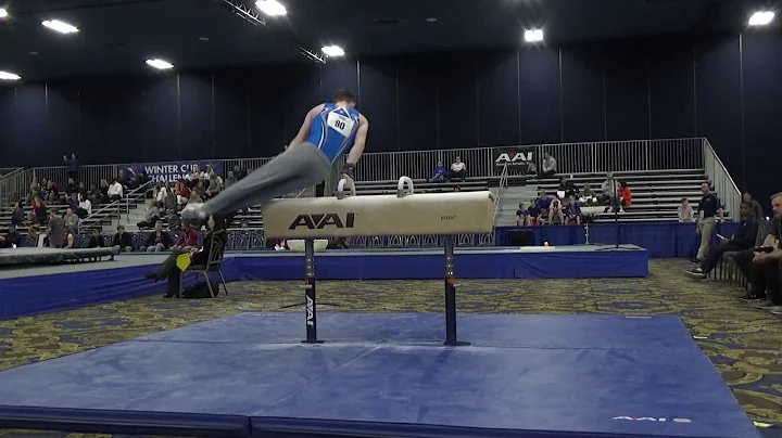 Andrew Layman - Pommel Horse - 2020 Winter Cup Jr....