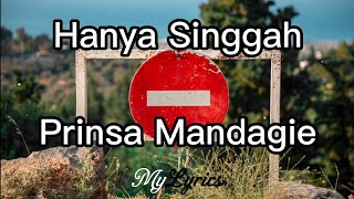 Lirik Hanya Singgah - Prinsa Mandagie Cover by Nabila Maharani