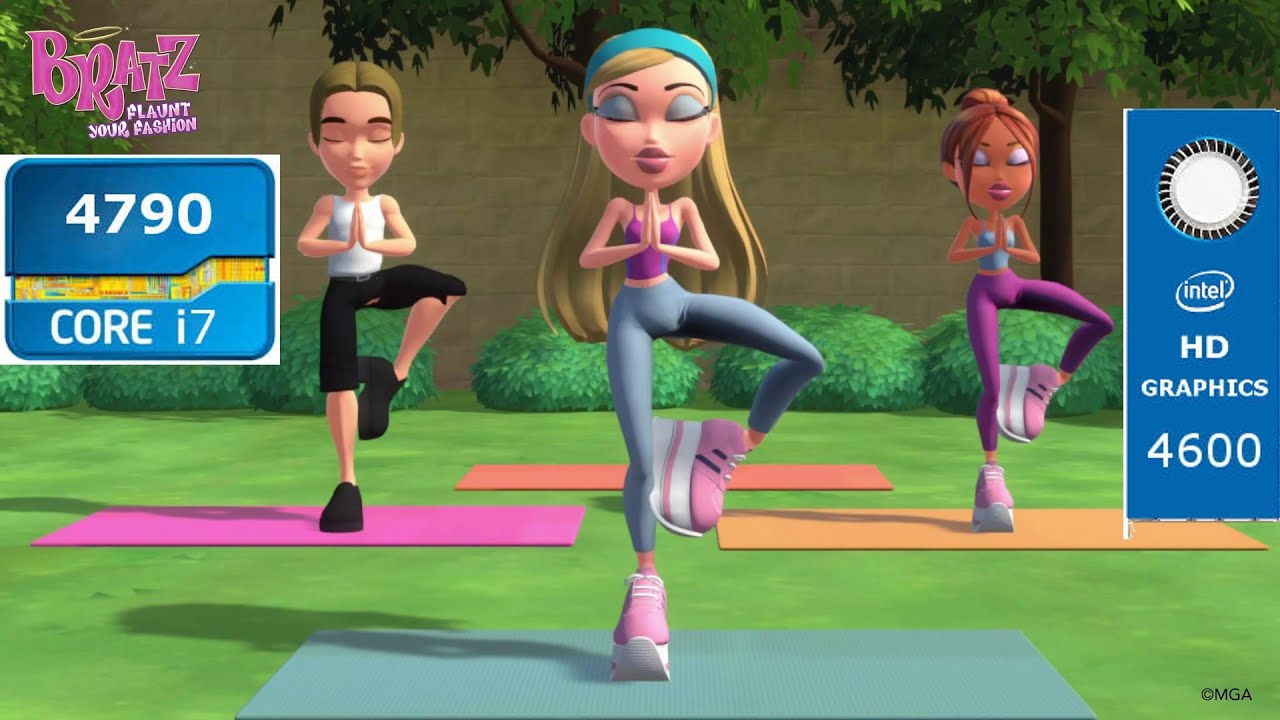 Bratz Flaunt Your Fashion Intel HD 4600 (Low End Pc) YouTube