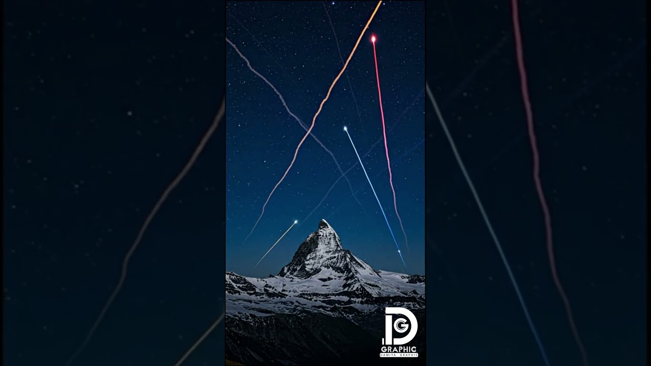 Night Sky Jet Trails ✨ Long Exposure Photography ✈️