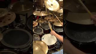 Groovin’ on the toms and bells🥁🛎️🔔#drums #drummer #drumgroove #drumfill #drumming #drumcam #drum