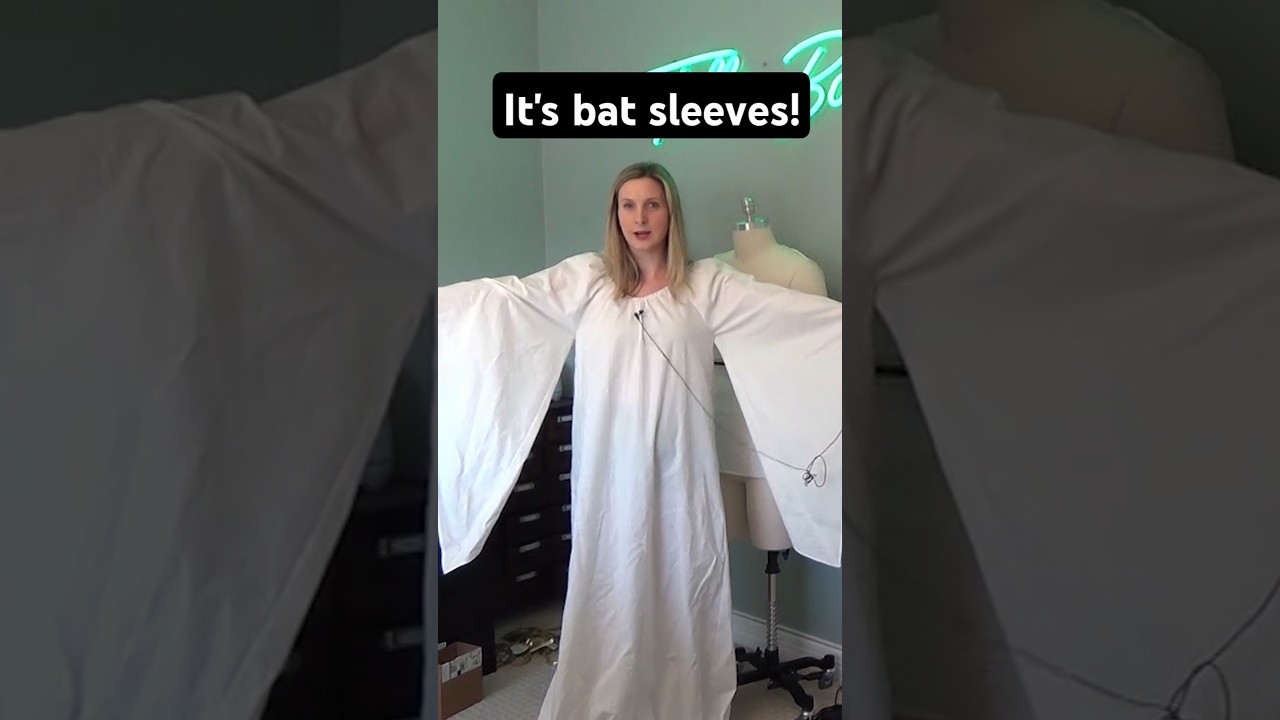 It's Fricken Bats... sleeves! #renfaire #shorts  #sewing