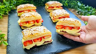 🔴 Dessert Recipes - Crispy Puff Pastry in 10 Minutes 🔴