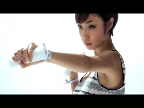 旧作　レア B2大 ポスター　シェイプボクシング2 Wii　MEGUMI MEGUMI ニンデンドー Nintendo Wii シェイプボクシング2 CM 30秒版
