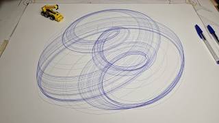 Plotter Lego Technic A2 Arduino, #06 Aizawa attractor