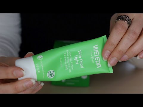 ASMR Whisper Nail Scratching & Tapping | Skincare Product