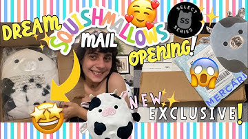 Got the😱NEW SELECT SERIES COW from Squishmallows.com✨& CUSTOM Squish CLIP😍from MERCARI Opening!