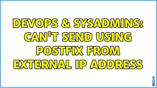 DevOps & SysAdmins: Can't send using postfix from external ip address (3 Solutions!!)