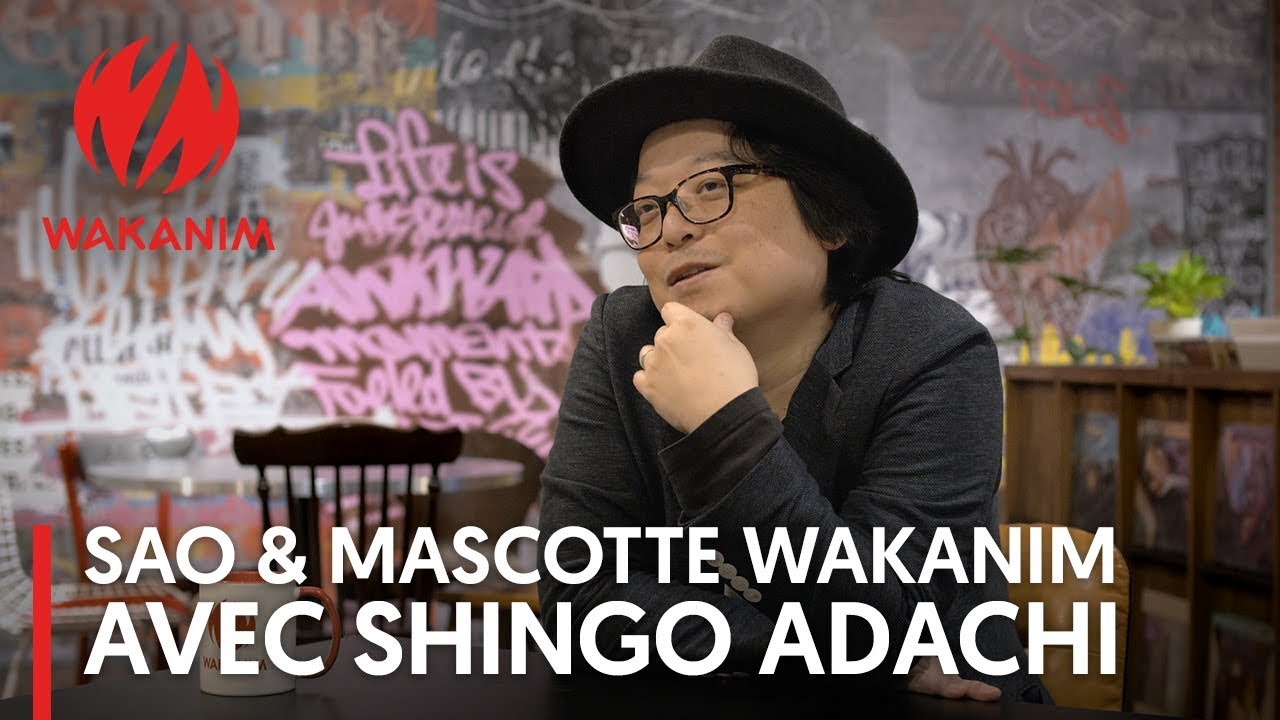 Shingo Adachi, Chara-designer SAO, révèle le projet de mascotte Wakanim ! | Interview [VOSTFR]