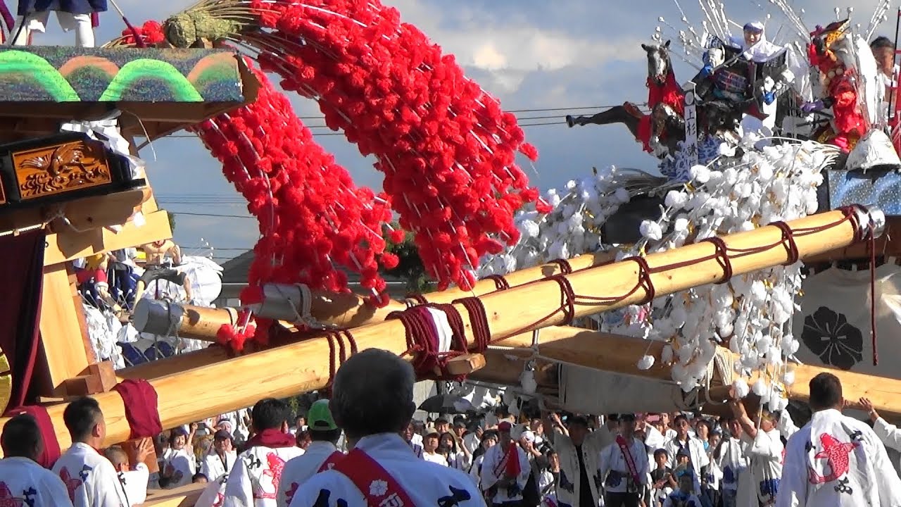 苅田山笠　2018年度　突き当て　福岡県苅田町