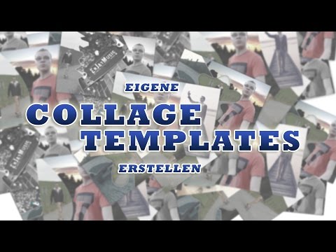 eigene COLLAGE TEMPLATES erstellen - Photoshop Tutorial | EnJayMusic