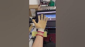 Data Glove Finger Bending Motion