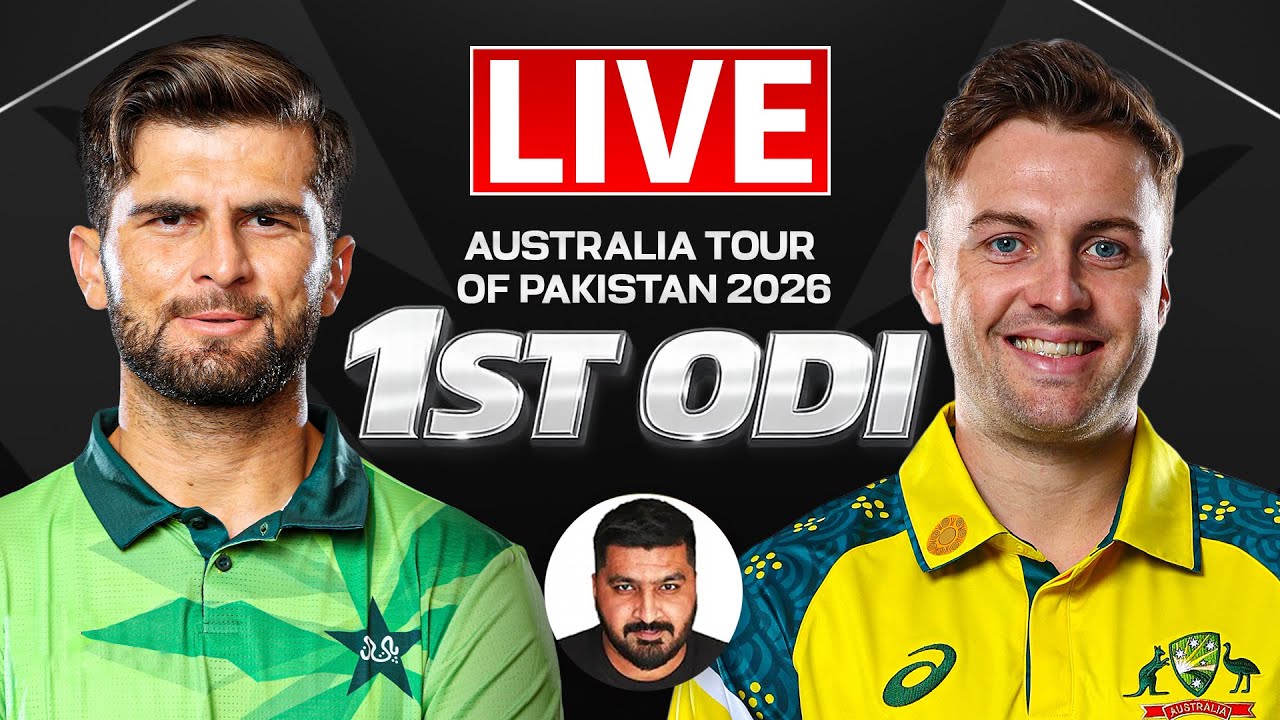 PAK vs AUS Live Match Today: Pakistan vs Australia 1st ODI 2026  Live Score, Commentary  Cricket |