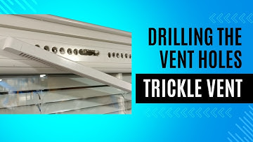 Installatie van een ventilatierooster voor uw raam? Altijd een perfecte pasvorm en een profession...