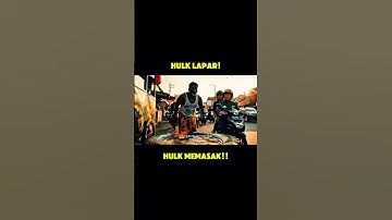 Hulk lapar Hulk memasak!! | Veo3 local indo #veo3 #aigenerated #hulk