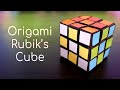 CAN YOU SPEED SOLVE THE ORIGAMI RUBIK'S CUBE?