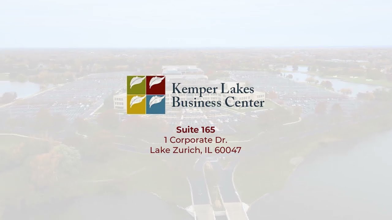 Kemper Lakes Business Center Suite 165 Drone Tour | Lake Zurich, IL