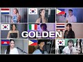 🔥 GOLDEN – HUNTRIX | Who Sang It Better? (20 Countries Cover) | Kpop Demon Hunters | Raxmat
