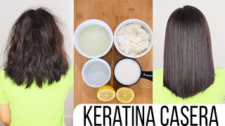 KERATINA CASERA CON ARROZ Y MAIZENA PARA UN CABELLO LISO NATURAL Bessy Dressy