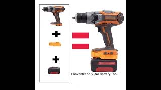 Battery Adapter For Ozito 18v Lithium To For AEG For Rigid 18v Power