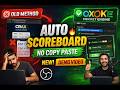 Cricket Live Score AUTO in OBS 🔥 No Copy Paste | OXOKE Cricket Engine Demo