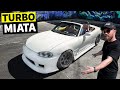 Danger Dan’s TURBO Miata... The perfect sized Burnyard party machine!