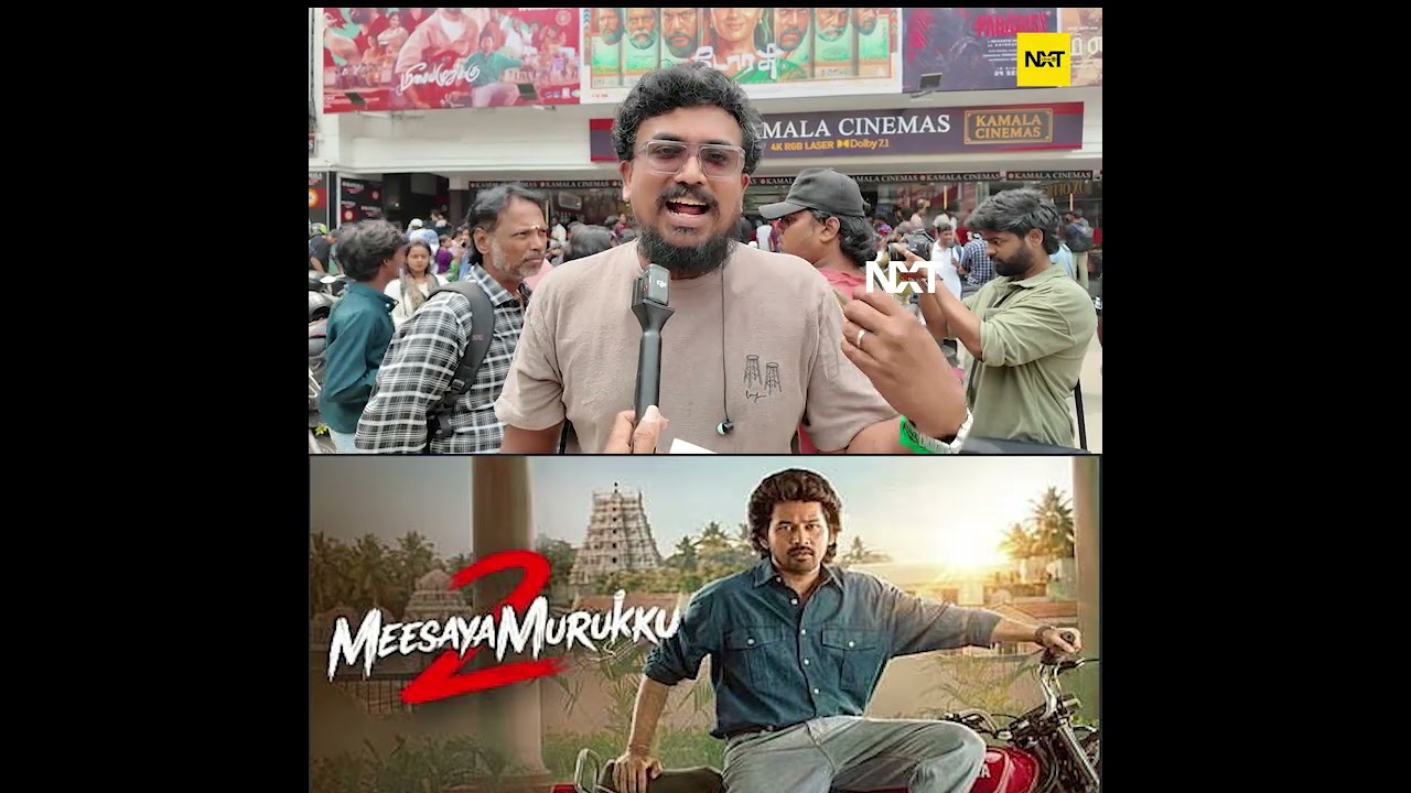 Meesaiya murukku 2 Review  | | Hiphop Aadhi | Harsath khan #shorts Cine NXT