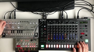 (ACID TECHNO!) JAM 015 Ft Roland TR-8S, Behringer TD-3 & Volca Bass