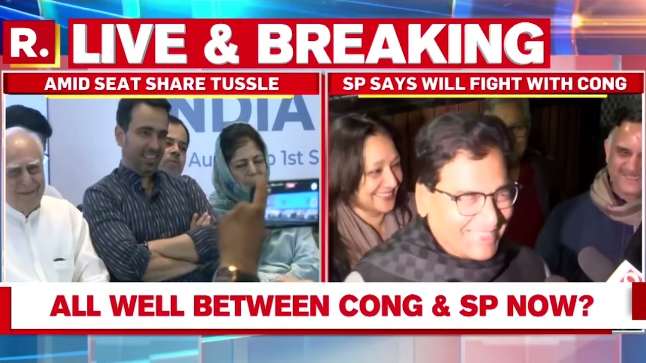 Infighting continues over seat sharing between SP, Congress