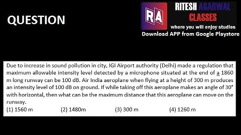 Loudness level || Question || Sound Waves || Physics || Ritesh Agarwal || JEE || NEET