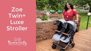 Zoe Twin+ Luxe Double Stroller Review - GREAT Twin Stroller!