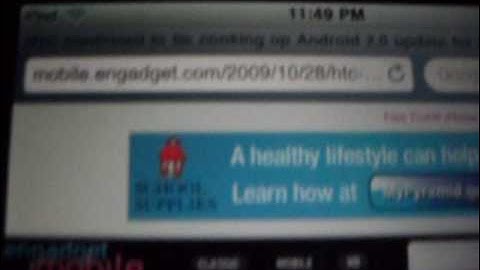 Android 2.0 Software Update