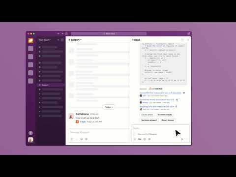 OverflowAI: Auto Answer App for Slack and Microsoft Teams - video from Stack Exchange