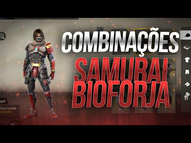 Samurai Cria, Combinação de Roupas e Skins