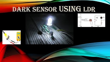 Dark sensor circuit
