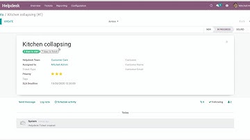 How to Add Helpdesk Ticket Timer with Timesheet | Odoo Apps Features #Helpdesk #Tickettimer #Odoo16