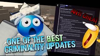 Criminality Enforcement Update - Roblox Criminality