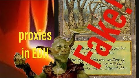 Should proxies be allowed in commander?